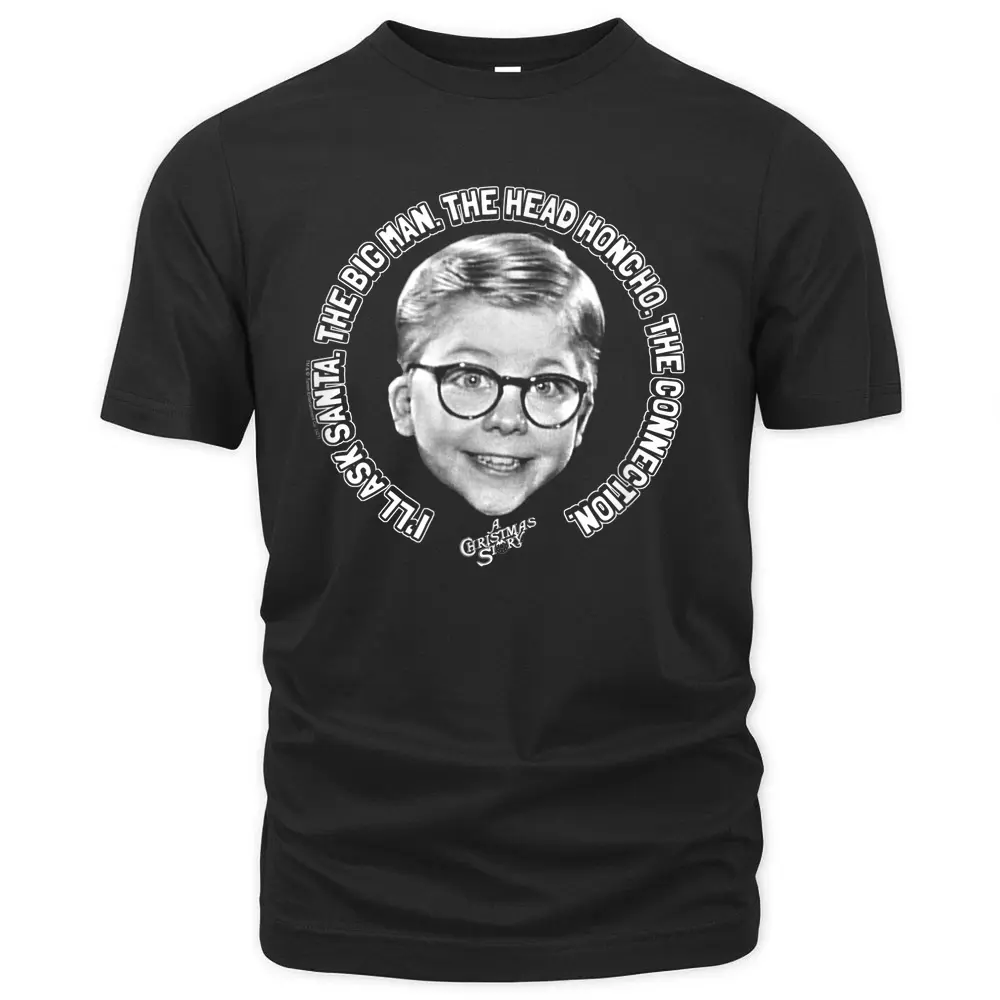 A Christmas Story Ask Santa Ralphie T-Shirt